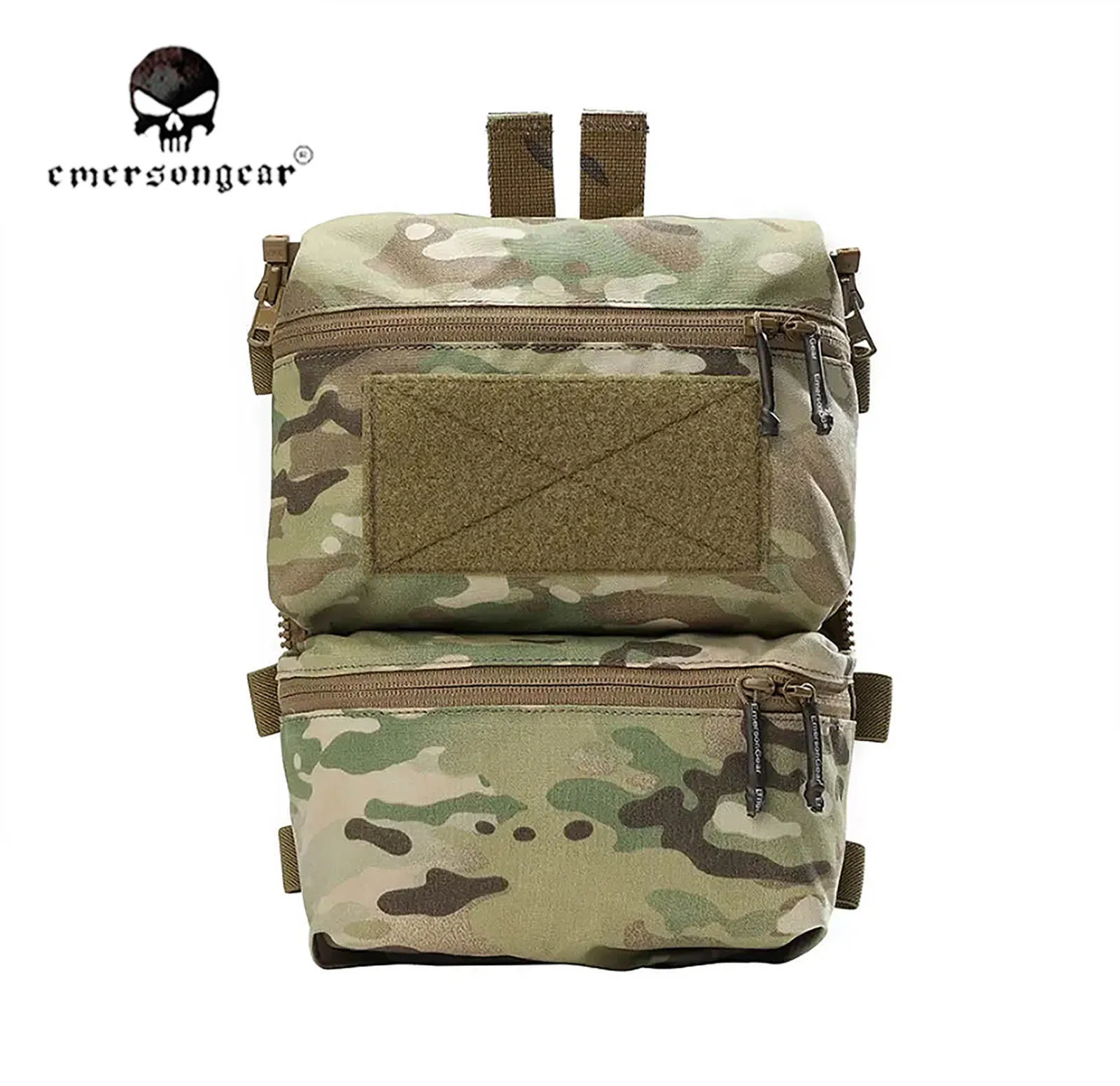 Emersongear-Bolsa multiusos para chaleco FRO Style V5, Panel trasero, doble bolsa con cremallera, mochila para caza y senderismo EM9649 - imagen 2