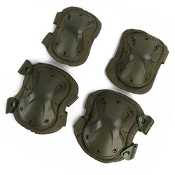 Juego de almohadillas protectoras para codo y rodilla táctica Takpad, ropa deportiva, equipo protector de tobillo, combate, Airsoft, caza, Camping y senderismo