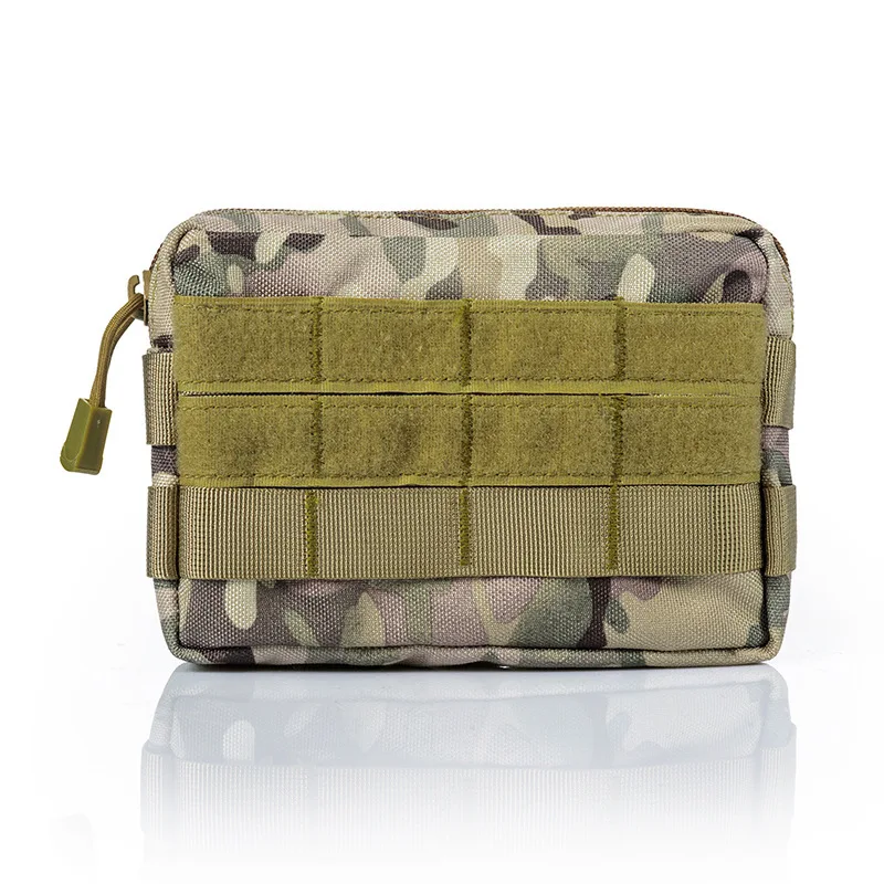 Bolsa Molle Tatical de caza EDC para exteriores, riñonera para teléfono móvil, bolsa de aseo portátil de nailon para hombre, bolso de mano para exteriores - imagen 3