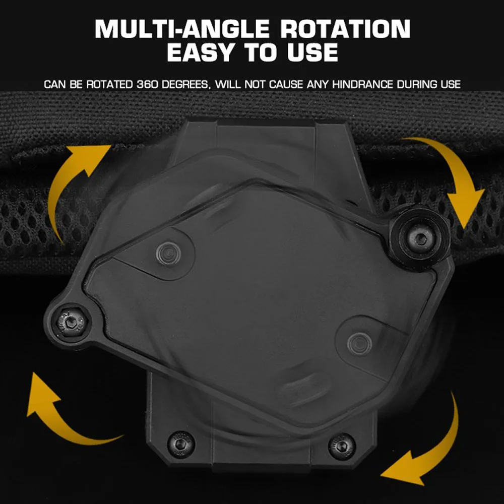 Estuche táctico para revistas de competición IPSC, bolsa para revistas de pistola de velocidad multiángulo 1911/G17/HI-CAPA/PX4/XDM, equipo de caza Airsoft - imagen 5