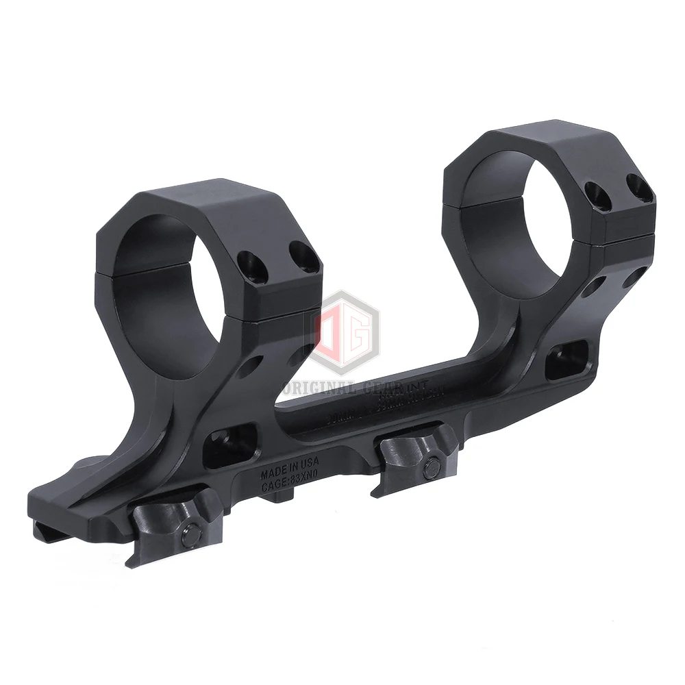 Soporte para mira telescópica Airsoft AS REP de 1,54 ", 30mm, 0MOA, montaje óptico de aluminio apto para riel Picatinny de 20mm con marcas originales - imagen 4