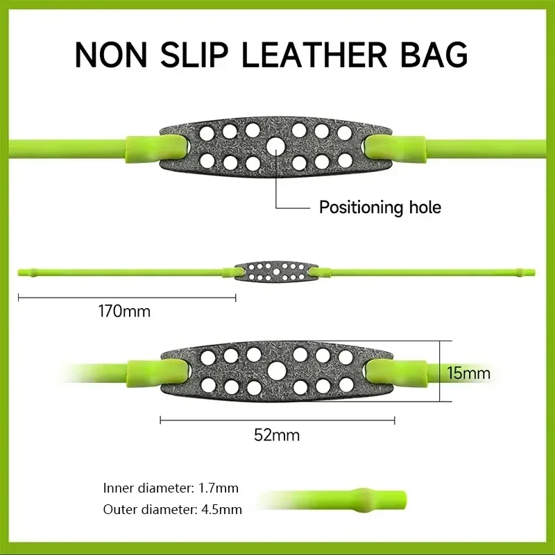 1/3/5 Uds. Tirachinas de látex Natural, catapulta, parte elástica, equipo elástico, banda de tubo de goma para tiro con tirachinas - imagen 2