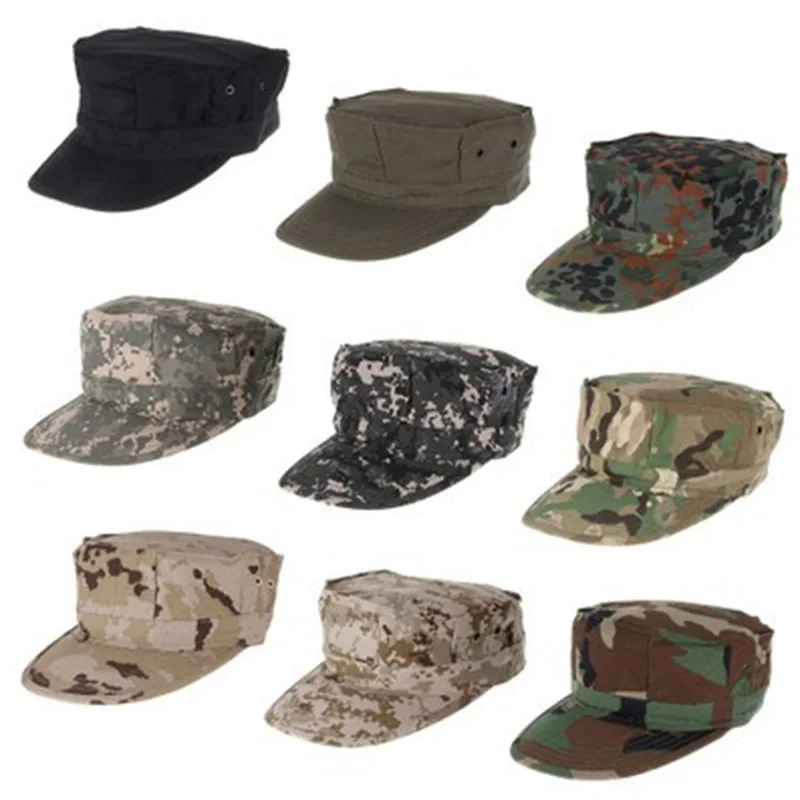 Gorra octogonal de estilo militar para hombre, sombrero de camuflaje para caza, duradero, CS Force, entrenamiento, Airsoft - imagen 3