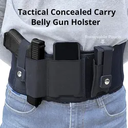 Funda táctica pistola oculta con soporte de revistas y MOLLE