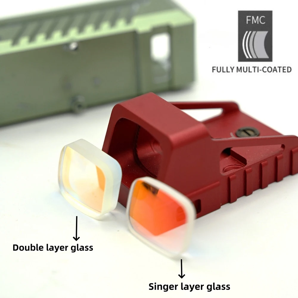 OS Mini colimador de punto rojo, mira réflex para Rifle con huella MOS, marcos originales, soporte de 20mm para caza Airsoft - imagen 2