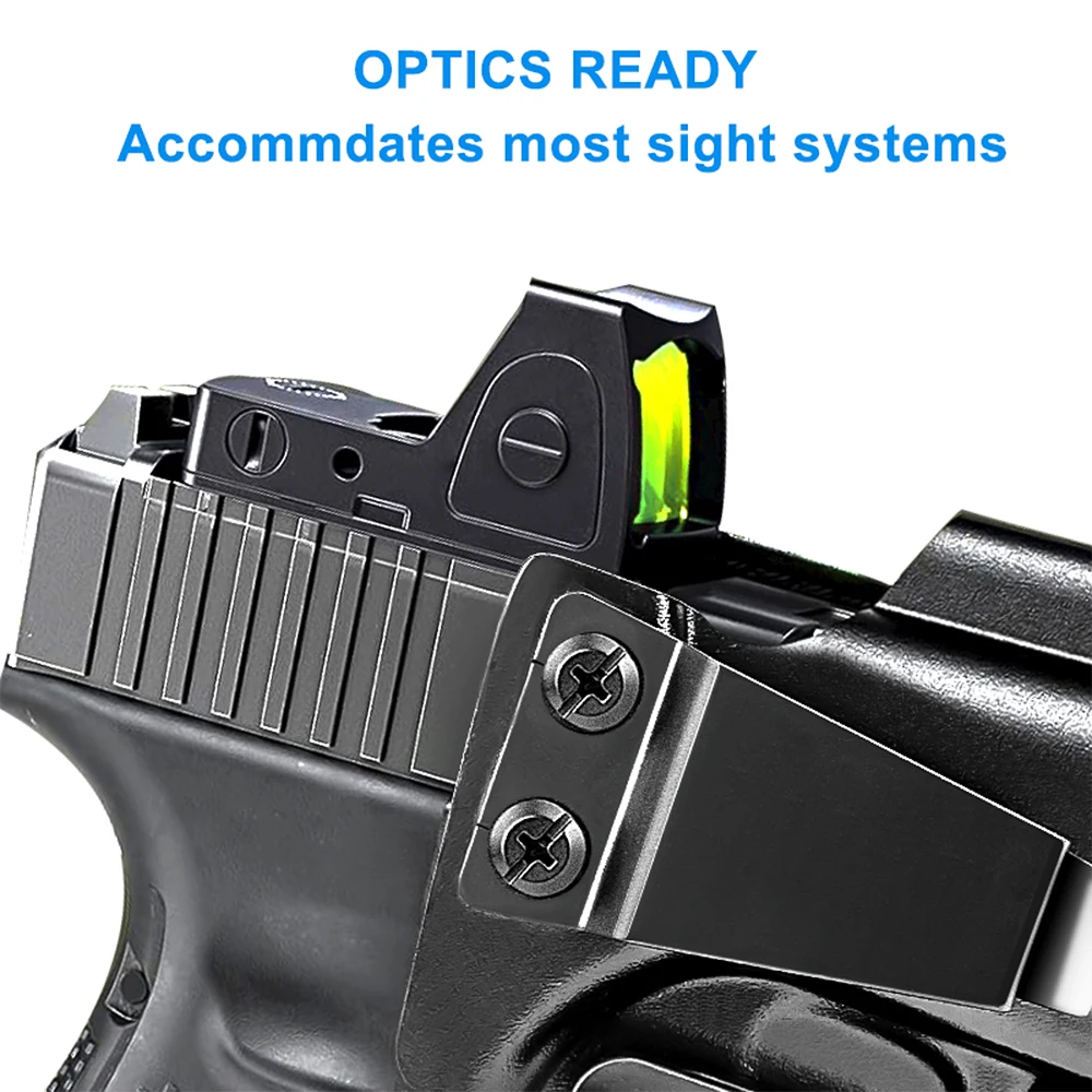 Fundas tácticas IWB, funda para pistola, funda para pistola de transporte oculta, funda para cinturón, pistola de extracción rápida Glock 17 19x 23 32 - imagen 3