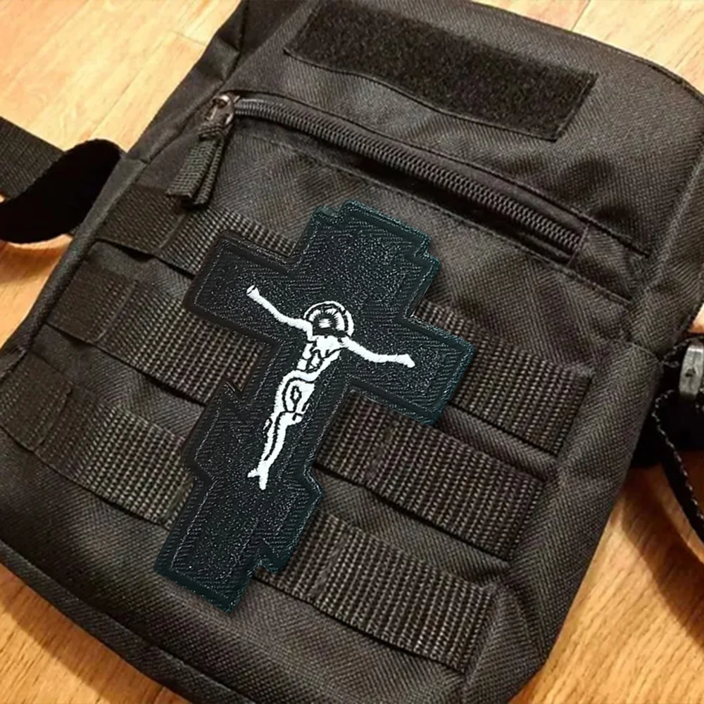 Parche táctico de moral bordado con ojos de Pantera Negra, parche divertido de gancho y bucle, insignia militar, brazalete, pegatinas para mochila - imagen 3