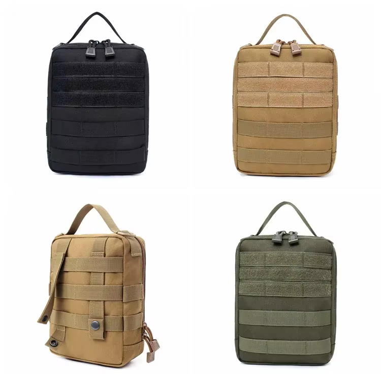 Bolsa táctica MOLLE de nylon para supervivencia y botiquín exteriores - imagen 4