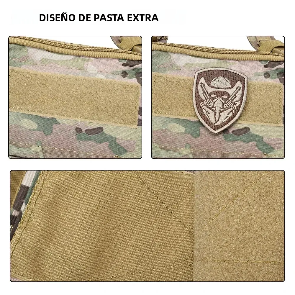 SINAIRSOFT-Microcha táctica D3CR para el pecho, con bolsa para revistas de 5,56, 7,62, 9mm, juego de guerra de caza, accesorios para chaleco D3CRM - imagen 4