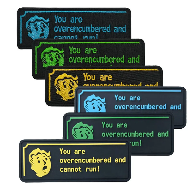 Insignia de gancho y bucle de PVC para niños, inspiración de carga, sombrero DIY, mochila, parches bordados, brazalete