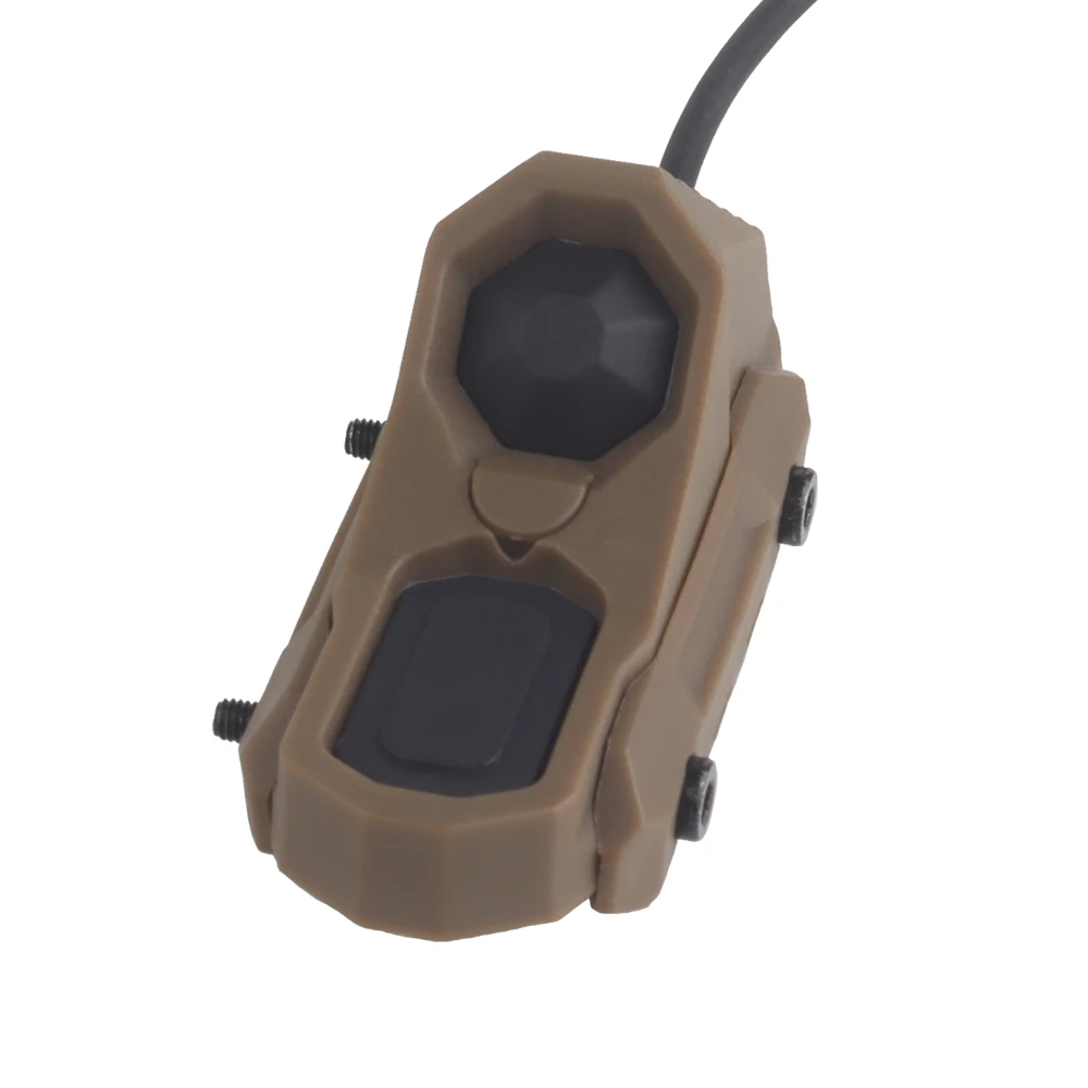 AXON Pro interruptor de un solo cable linterna táctica arma interruptor de luz compacto interruptor de presión remota PEQ-15 láser óptico - imagen 3