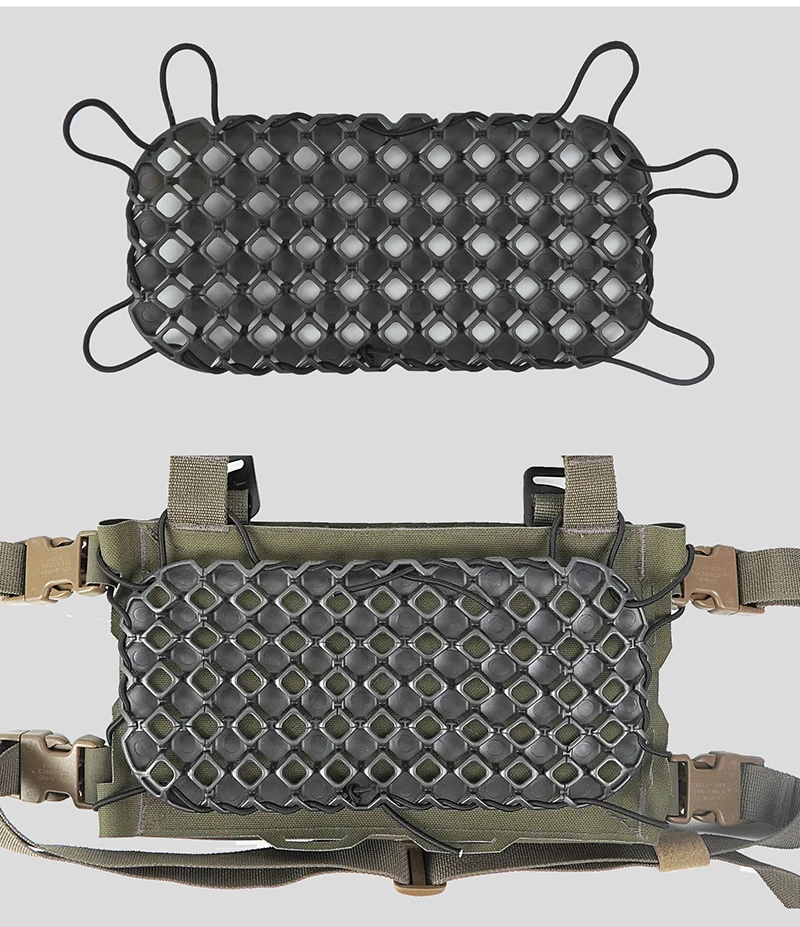 Almohadilla de enfriamiento para chaleco táctico: diseño ventilado 3D, ajuste universal, disipación de calor y alivio de presión para equipo táctico - imagen 5