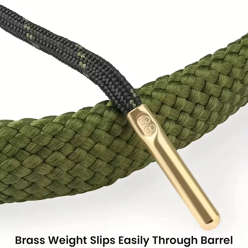 Limpiador de barril de pistola para Rifles y pistolas.38cal,.357cal y.380cal con 2 cepillos de latón integrados, reutilizables y compactos, para caza - imagen 2