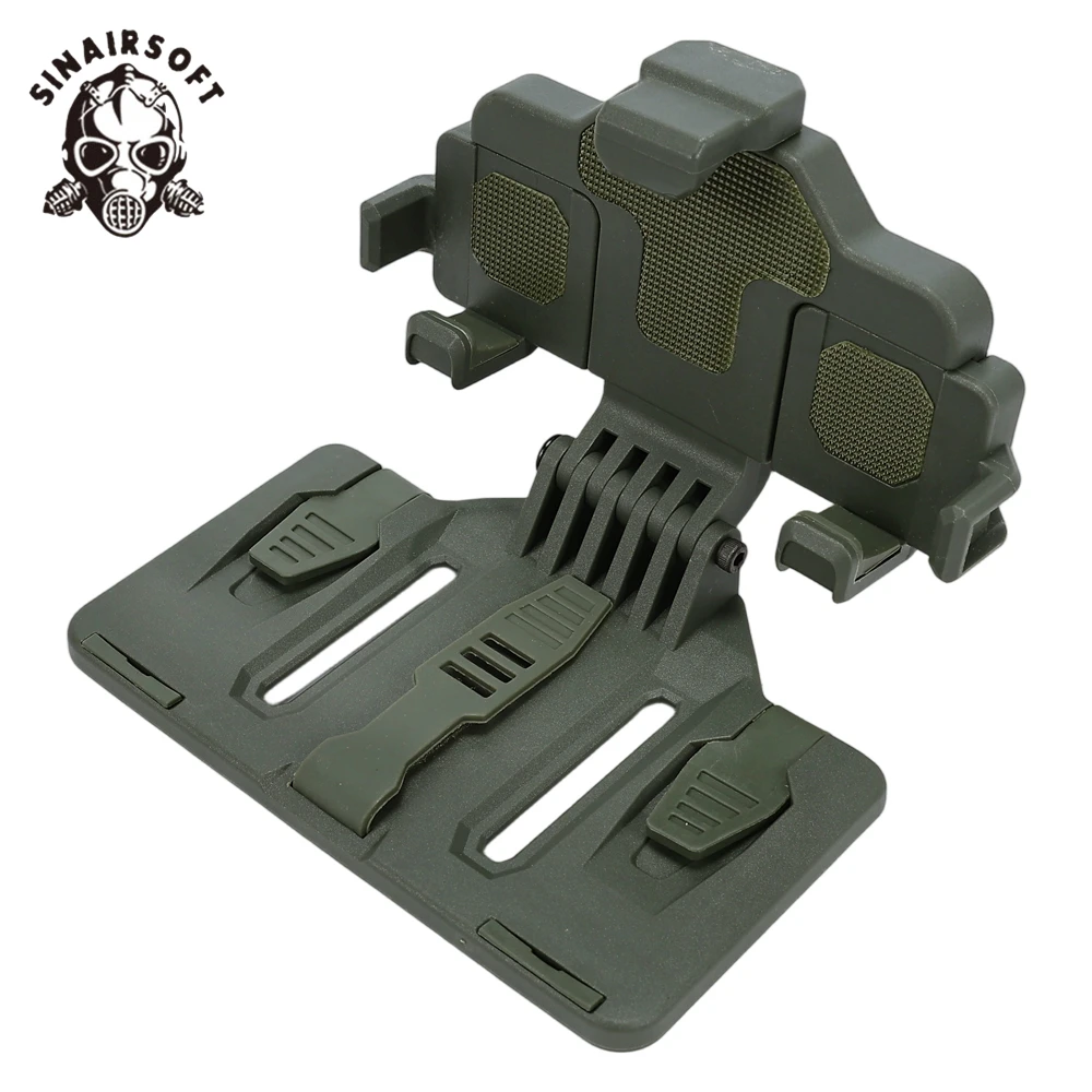 Soporte de teléfono MOLLE táctico Universal para chaleco portador de placa Clip ajustable ciclismo al aire libre bicicleta Airsoft senderismo militar - imagen 4