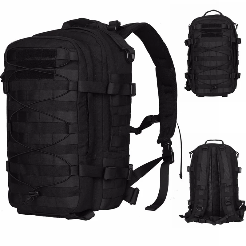 Mochila táctica de camuflaje del ejército, bolsa de hombro 3P de gran tamaño para viajes al aire libre, ciclismo, Camping