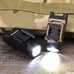 WADSN SG-linterna de pistola táctica, Mini luz estroboscópica de Metal para M1913 y otros sistemas de riel de 20mm, equipo de caza Airsoft, lámpara LED