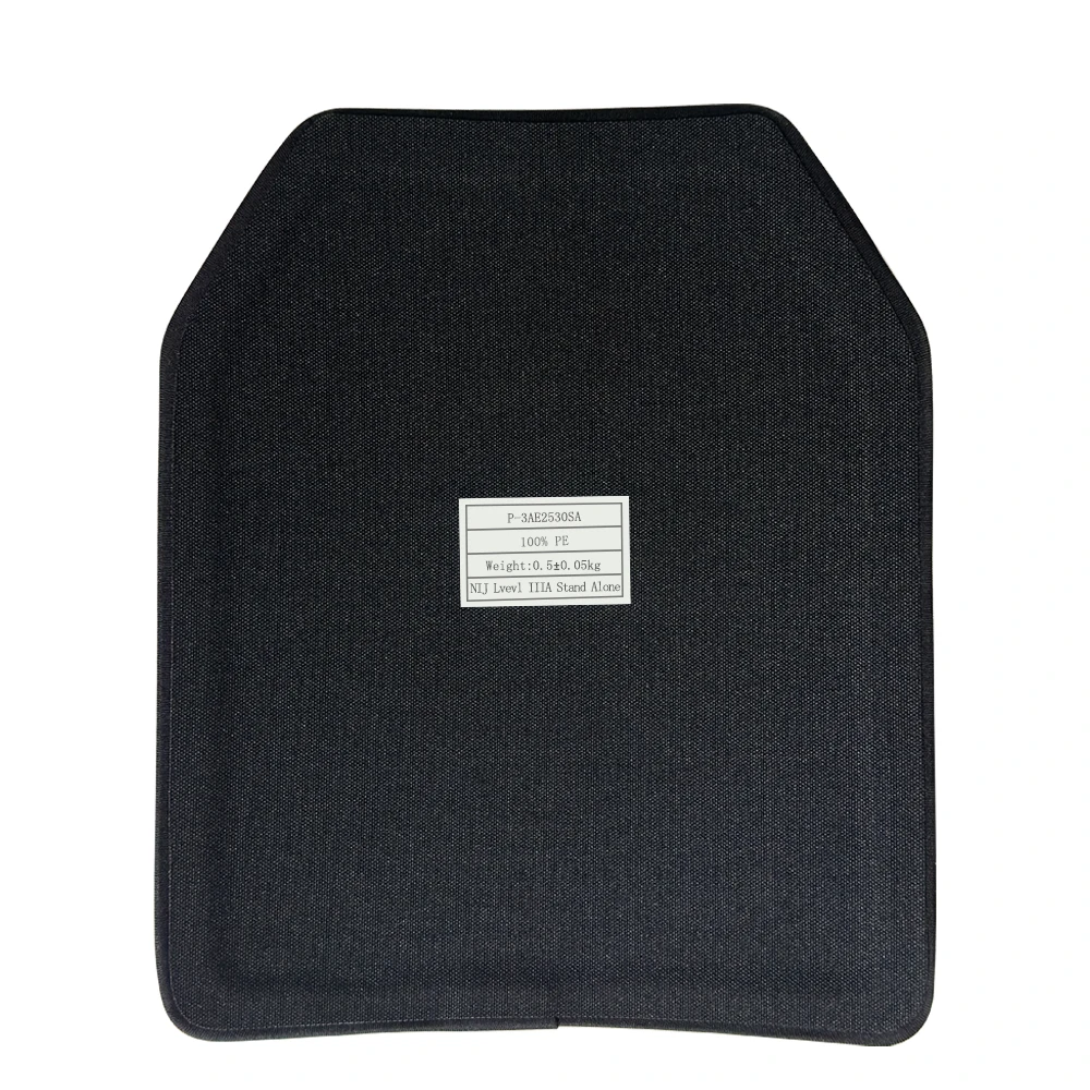 Placa balística independiente NIJ IIIA * 2 placas de chaleco de armadura corporal a prueba de balas UHMWPE Panel protector ligero antipuñaladas a prueba de balas - imagen 3