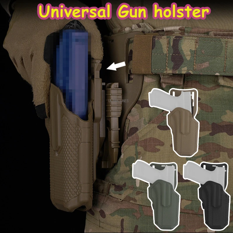 Funda Universal para pistola, fundas para pistolas tácticas de mano derecha para Glock SIG SAUER SPRINGFIELD WALTHER, funda para pistola deportiva de combate