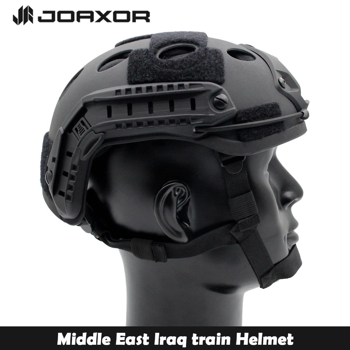 JOAXOR-Casco táctico de entrenamiento para ciclismo, protección de seguridad anticolisión con rieles laterales, para Oriente Medio - imagen 4