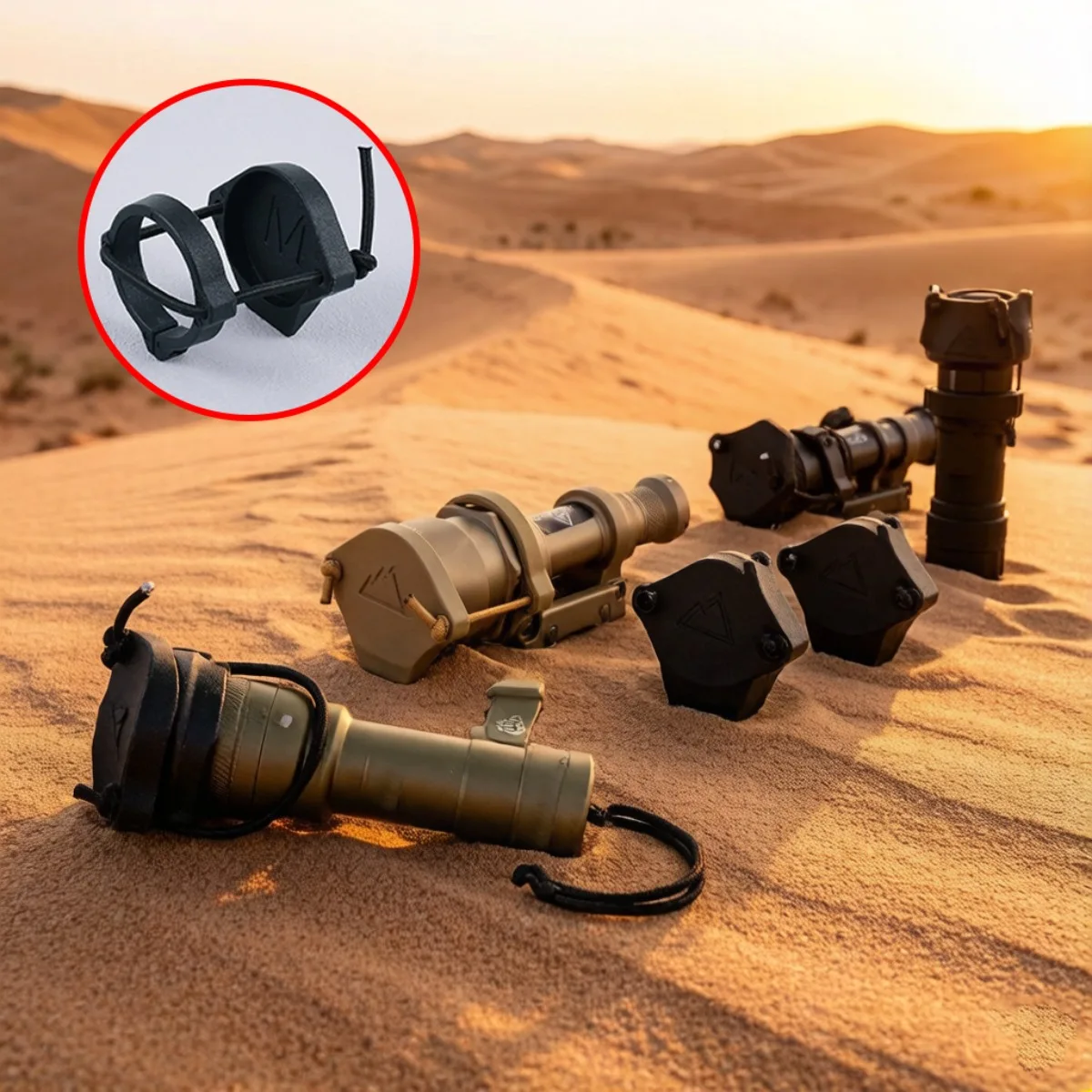 SureFire protector de lente para linterna táctica cubierta