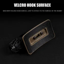 Adaptador base táctico para casco – Montaje fijo GoPro y linterna