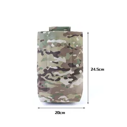 Mini bolsa táctica plegable reciclaje para caza compatible MOLLE