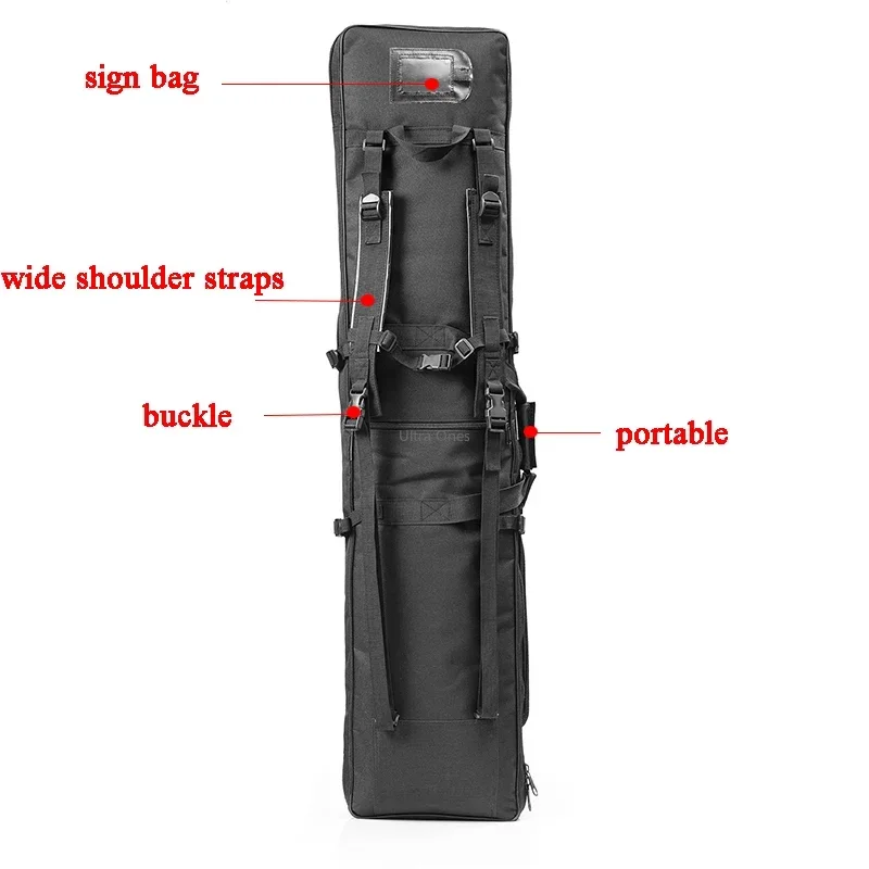 Bolsa táctica para pistola de caza, 81cm, 94cm, 114cm, Airsoft, Paintball, entrenamiento de tiro, Rifle de combate, bolsas para escopeta para carabina de francotirador - imagen 5