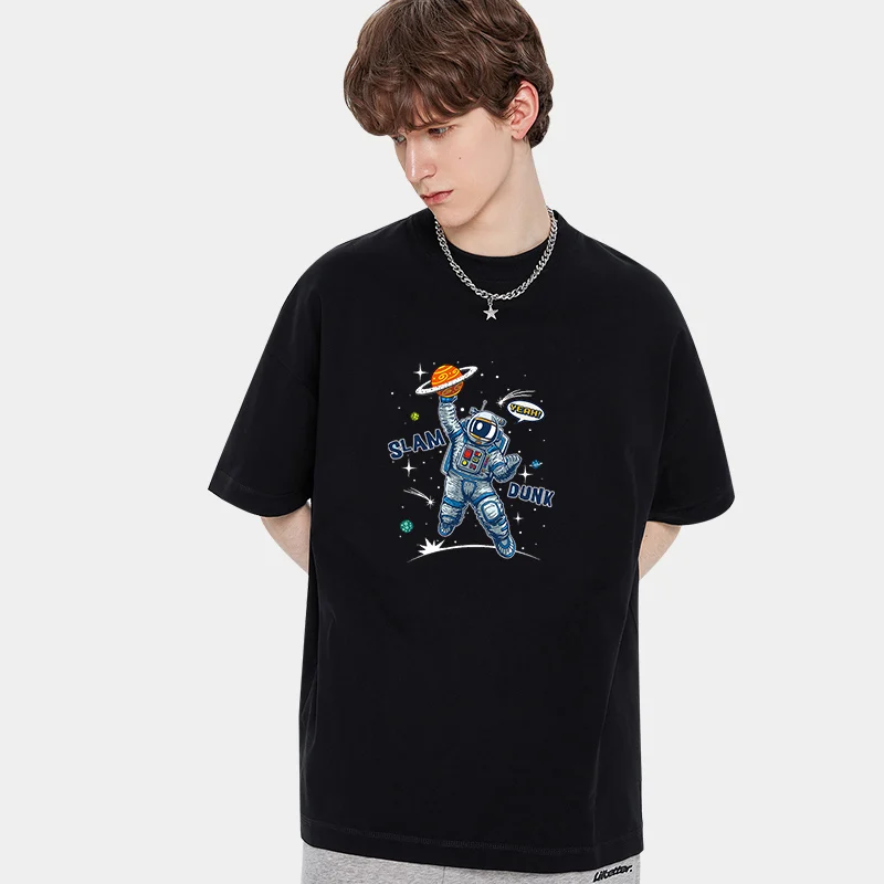 Parche de astronauta, pegatina térmica para ropa, parches de planeta y Luna para camiseta, transferencia de hierro para ropa, apliques térmicos a rayas - imagen 3