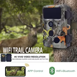 Cámara de rastreo de caza WiFi 4K