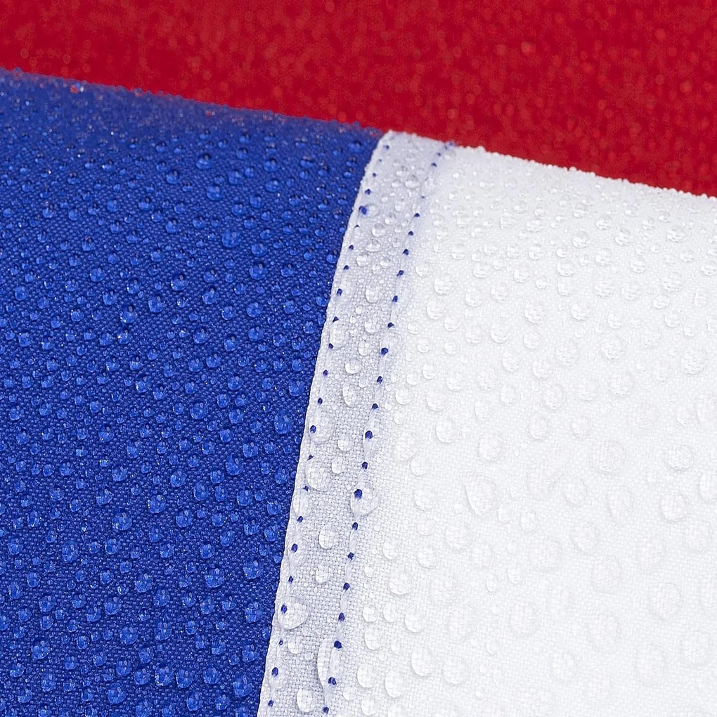 FLAGLINK 90x150 CM Banderas nacionales francesas de nailon 210D resistentes de doble cara con rayas cosidas 4 puntadas He - imagen 2