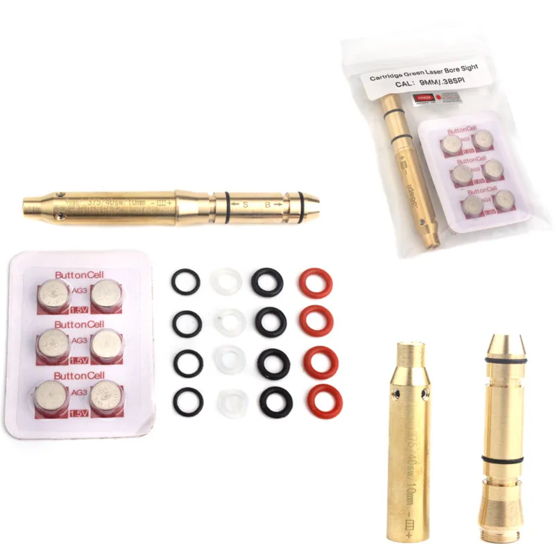 Escurridor de orificio láser rojo táctico de 9MM 22LR.177/22LR/.223/.17/. Calibrador Zeroer calibre 38spl Láser de punto rojo 45ACP - imagen 2