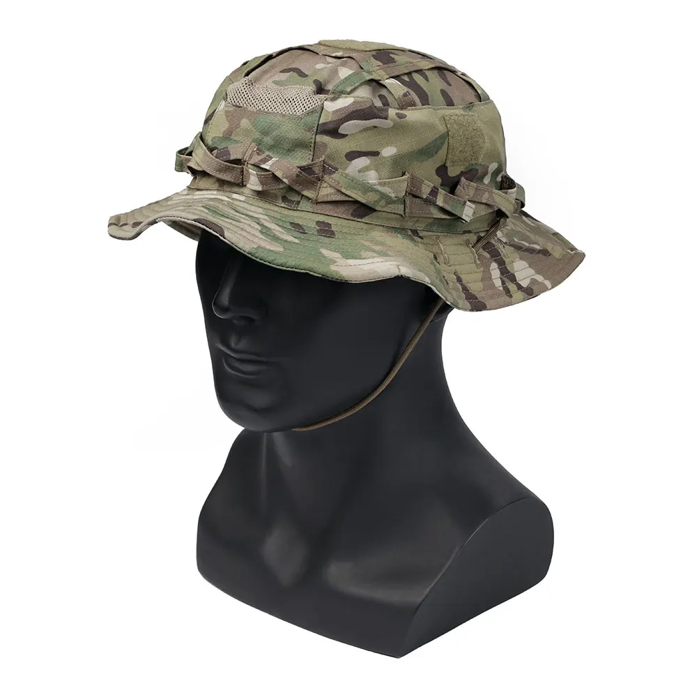 Emersongear Rock Lizard, sombrero Boonie táctico transpirable de ala corta, deportes de combate, caza, gorra redonda de camuflaje, sombreros a prueba de sol para acampar - imagen 4