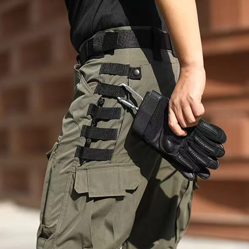 Pantalones tácticos militares hombre para senderismo con bolsillos