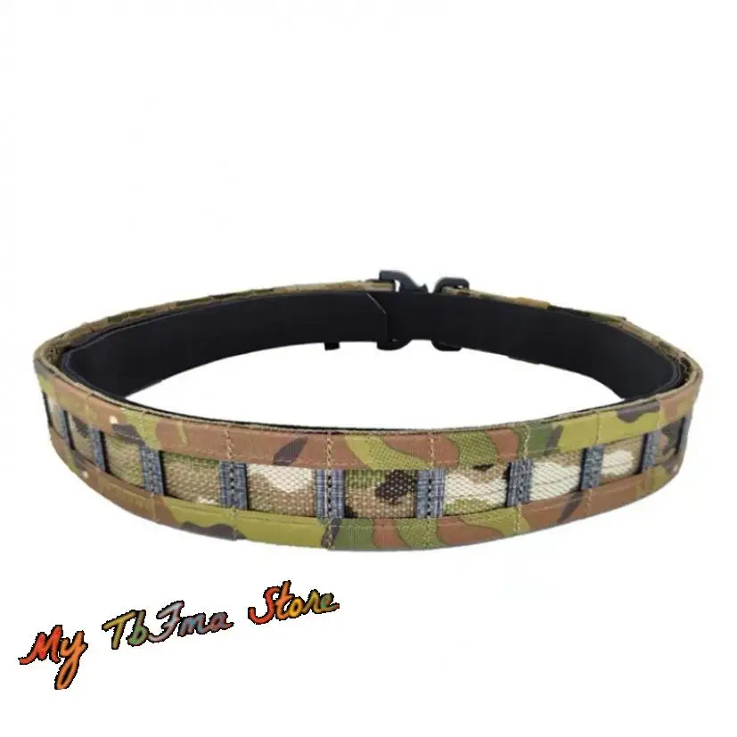 Cinturón táctico de caída GBRS, correa de Moller de 2 capas, hebilla de anillo doble de liberación rápida, placa de Tegris, cinta especial de corte láser - imagen 5