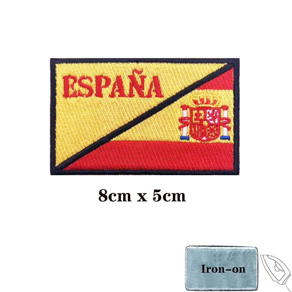 Parche bordado bandera española con chevrones para uniforme militar - imagen 4