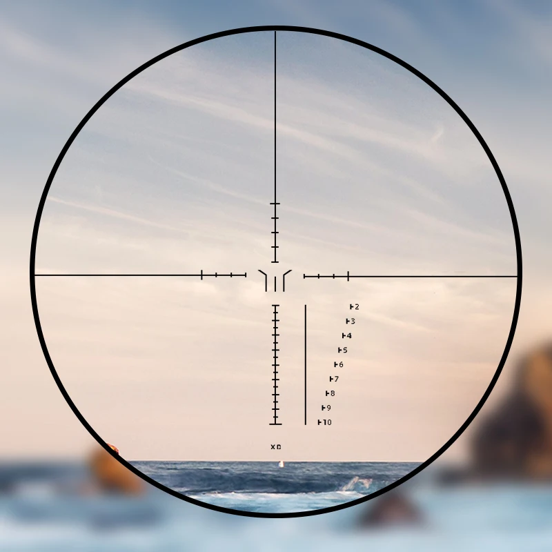Fire Wolf-mira telescópica para caza, retícula verde, mira óptica, Rifle de caza, pistolas de aire Airsoft, 2,8-10X40 - imagen 4