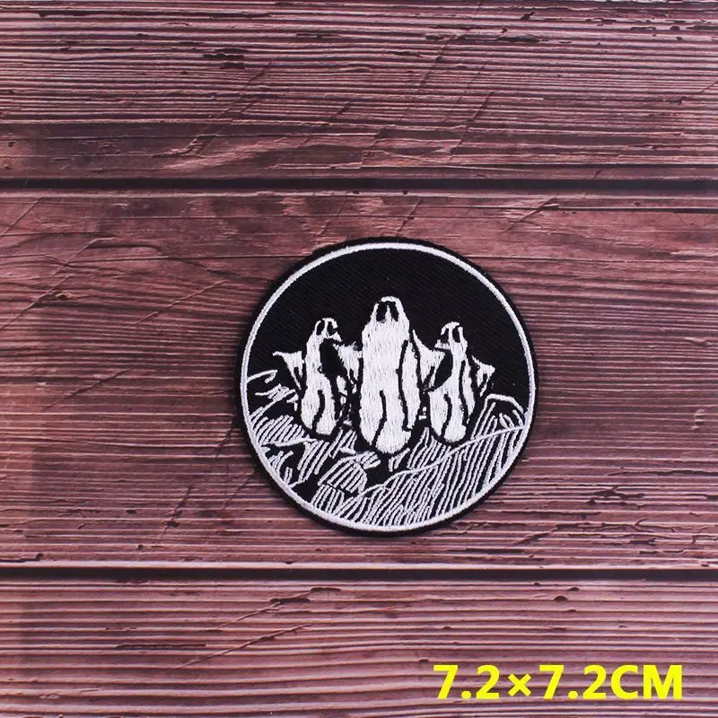 Parche Punk, parches bordados DIY para ropa, insignia de rayas, parches de calavera fantasma para chaqueta, parche para planchar en accesorios de ropa - imagen 4