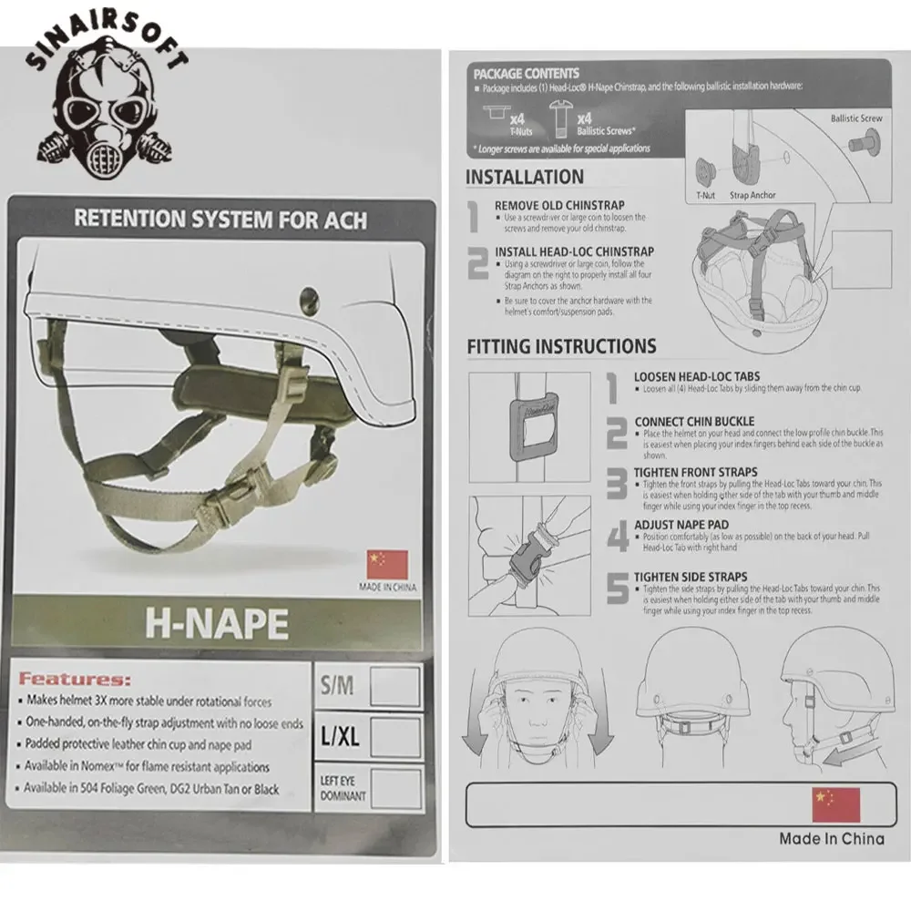 Sistema de retención de casco táctico MICH ACH, correa para la barbilla en forma de H para ACH/MICH/casco rápido, Airsoft, caza, Paintball, seguridad deportiva - imagen 5