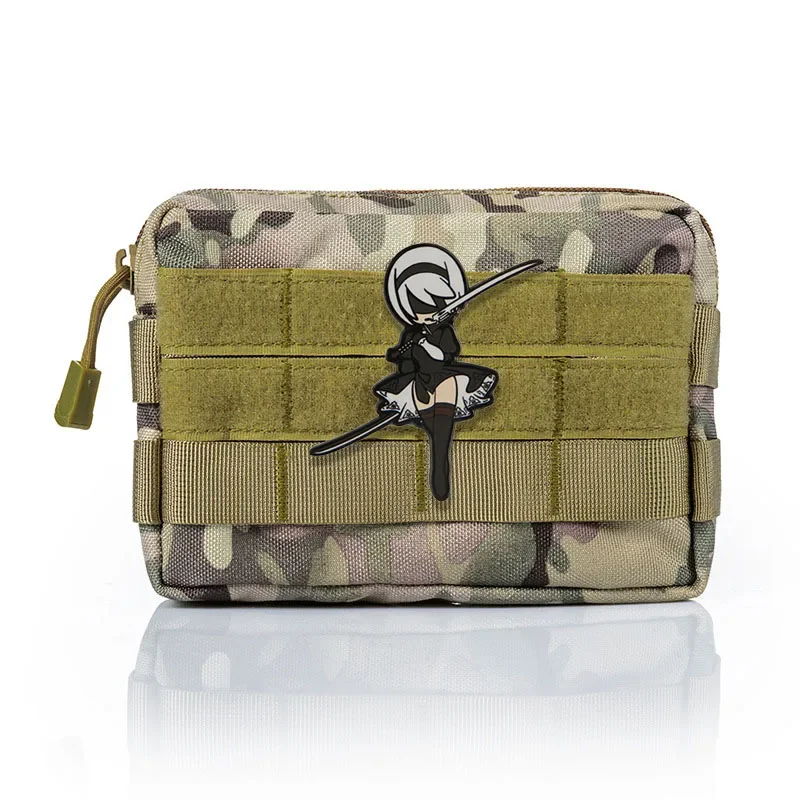 Pegatina de casco de mochila de dibujos animados de Metal para chica adolescente, parche mecánico Epoch, insignia creativa Q Edition, brazalete de chica adolescente, gancho y bucle - imagen 4