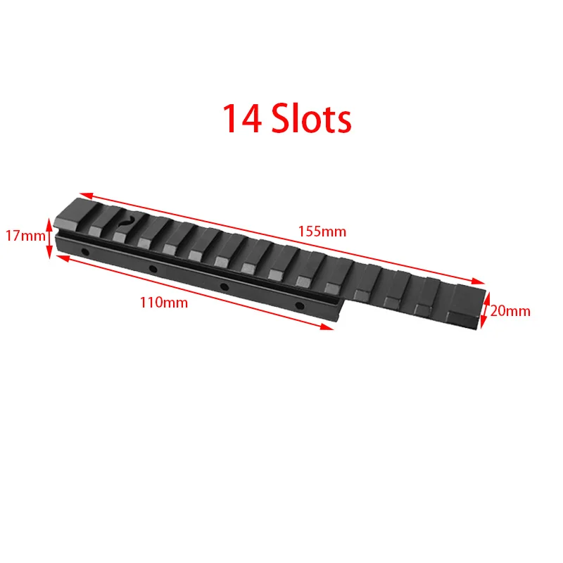 Adaptador riel Picatinny para montaje de extensión de base - imagen 5