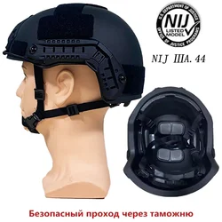 Casco táctico MICH 2000B nivel IIIA: núcleo de aramida, almohadilla de suspensión de Wendy para fuerzas militares/policías