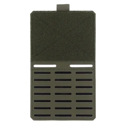 Panel táctico MOLLE doble cara portador placa bolsas revistas