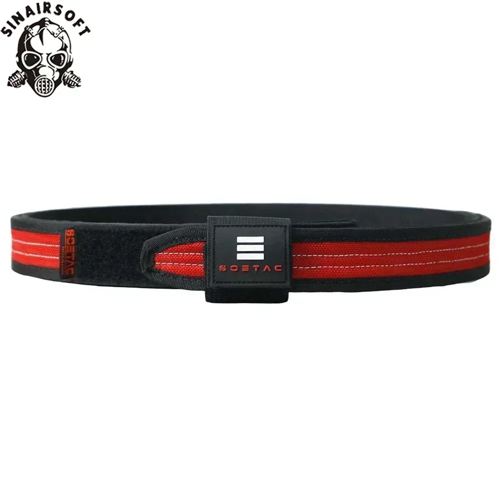 Cinturón táctico de doble capa para IPSC IDPA entrenamiento tiro - imagen 3
