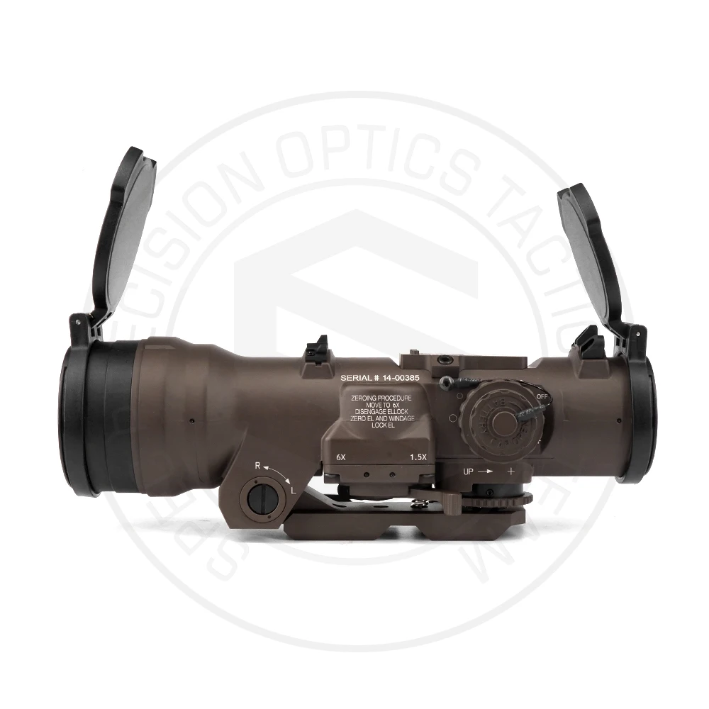 Mira telescópica táctica DR de doble función, visor óptico para caza Airsoft, 1.5X/6X 2024, novedad de 7,62 - imagen 5