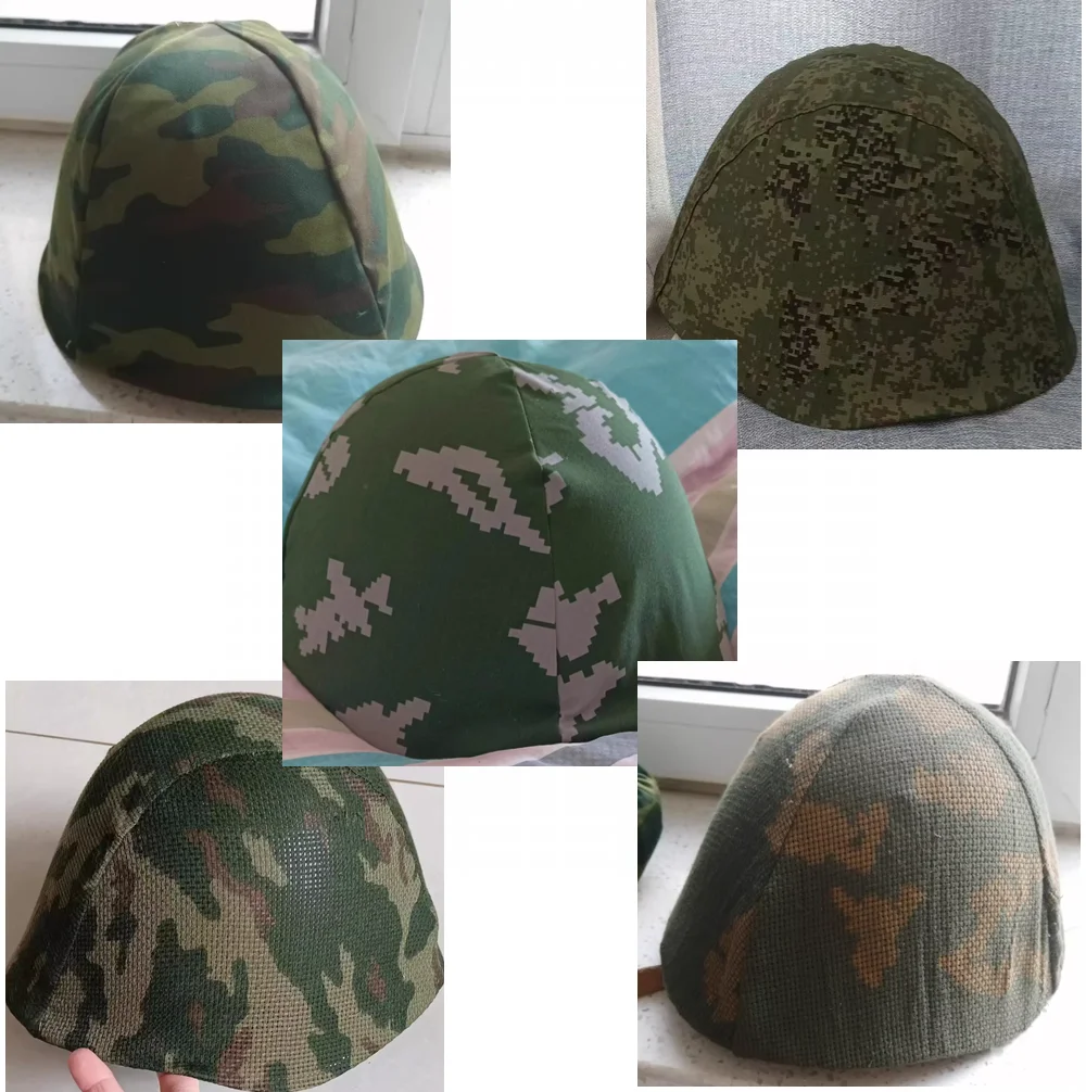 Funda para casco rusa, tela para casco vsr Vertical Camo/KLMK Camo, adecuada para ssh68/ssh60 ssh40