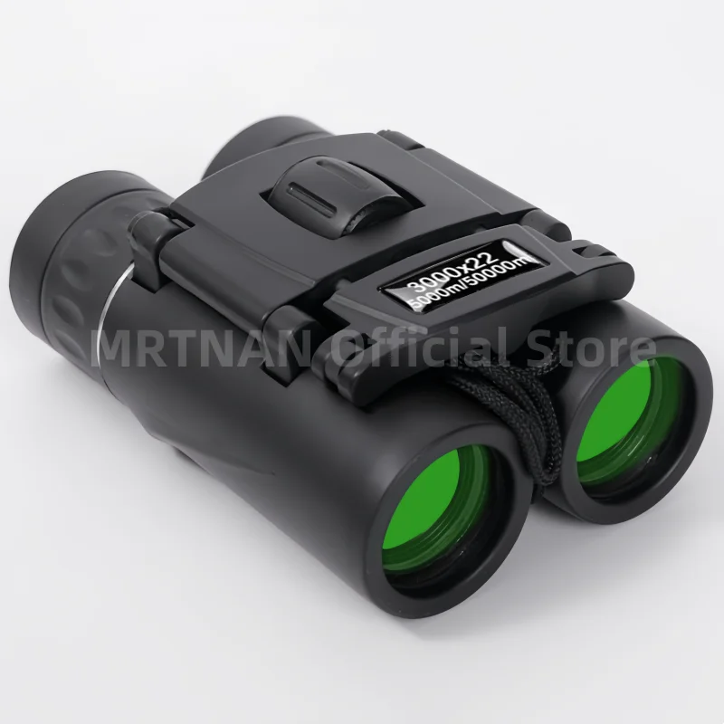 Binoculares potentes de 3000x22, Mini telescopio plegable de largo alcance de 50000M, óptica BAK4 FMC para Deportes de caza, viajes de acampada al aire libre