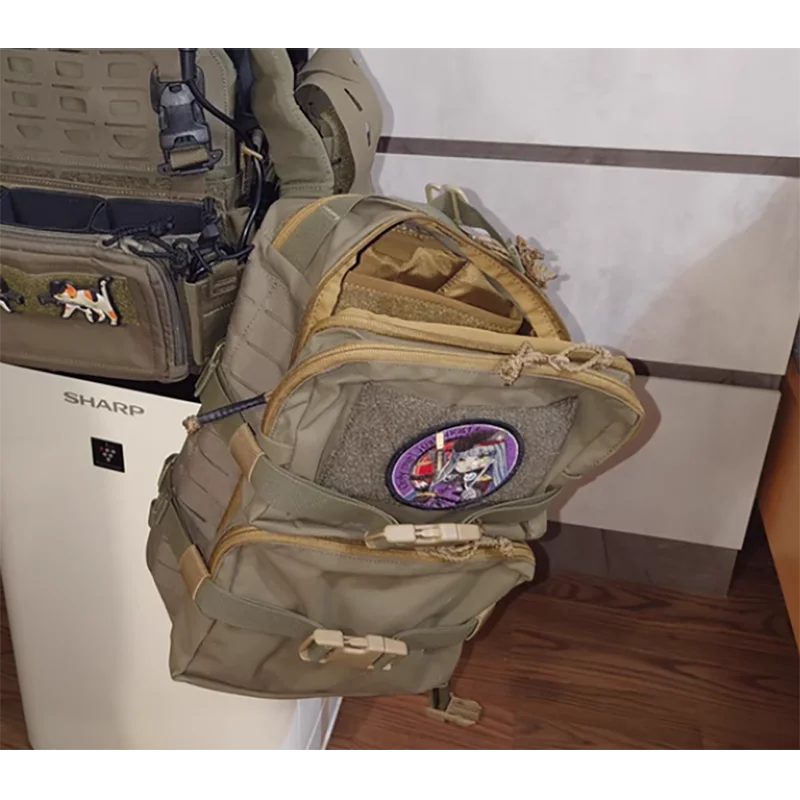 Mochila táctica MOLLE multifunción con panel modular para chaleco - imagen 3