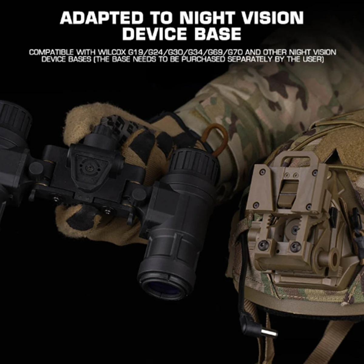 Casco táctico AN/PVS31 GPNVG 18 NVG, modelo simulado, sin función, Binocular, gafas de visión nocturna para exhibición de Cosplay - imagen 2