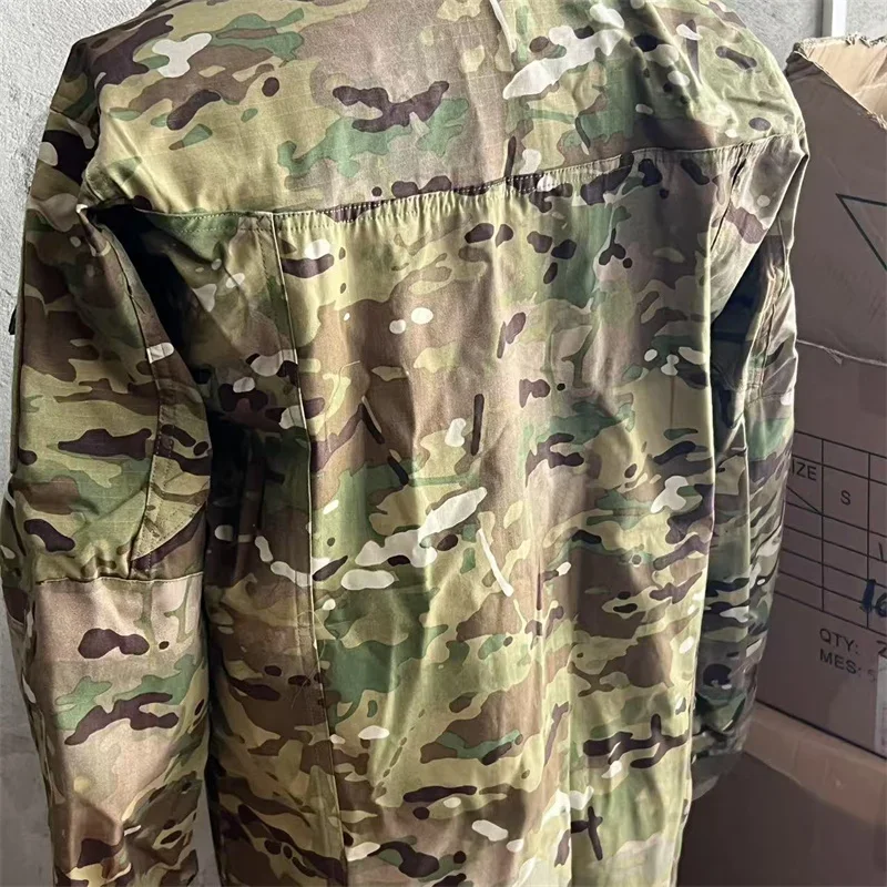 CCJ-Chaqueta táctica a prueba de viento con cuello levantado para hombre, abrigo de combate protector para caza al aire libre - imagen 3