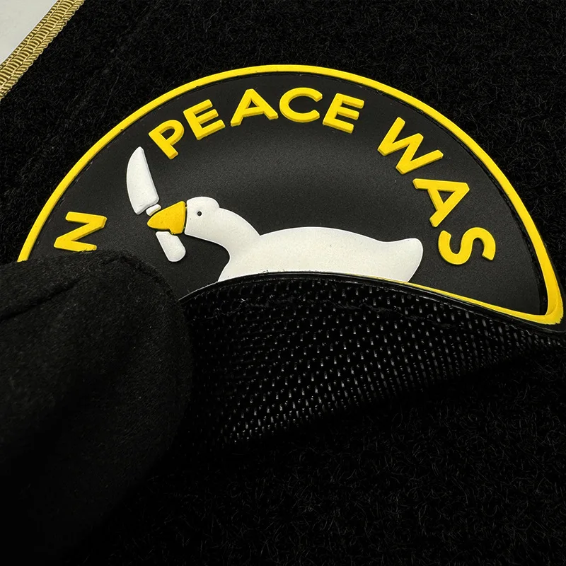 Insignia de moral del equipo de emergencia, parches de PVC de Chevron ruso, gancho táctico y lazo, brazalete, pegatina decorativa para mochila - imagen 4